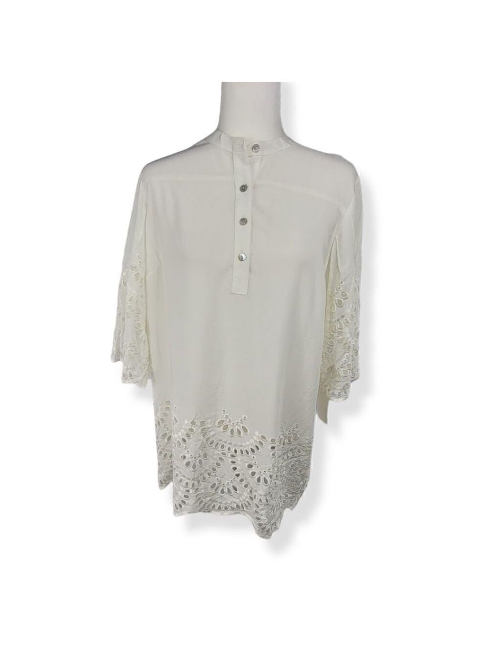 Foxcroft Embroidered Tunic Size 2